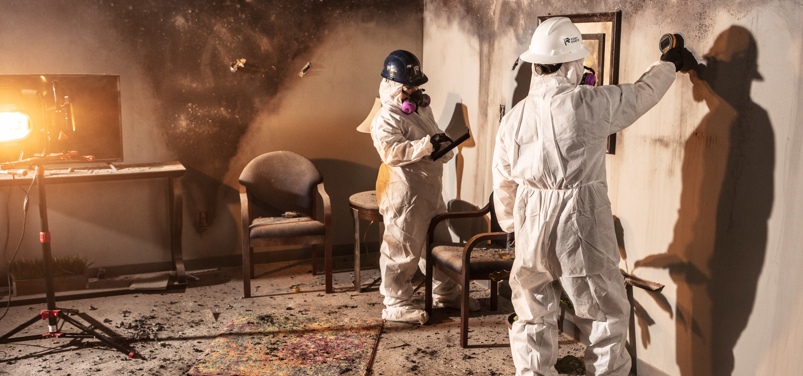 fire damage restoration
